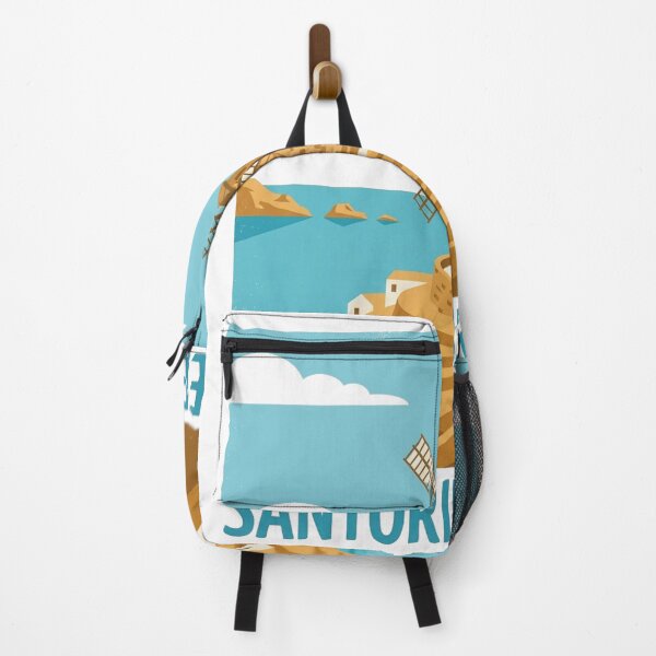 Item preview, Santorini Greece – Vintage Windmill Travel Poster designed and sold by @SHINTOSARTSTORE.