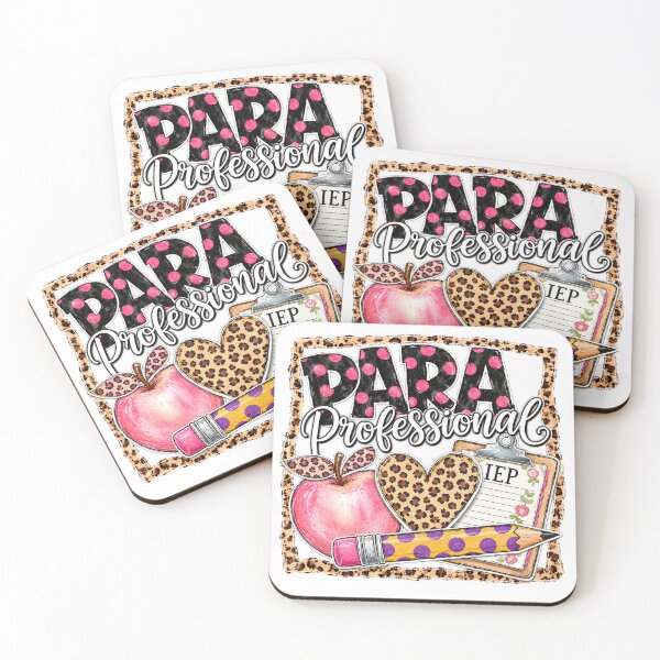 Item preview, Para Professional Leopard Apple Teacher Assistant designed and sold by VGAfanatic.