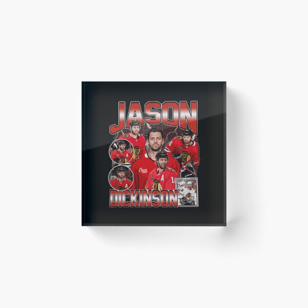 Item preview, Jason Dickinson Retro Chicago Hockey designed and sold by ObannionSier.