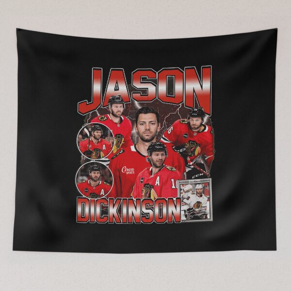 Item preview, Jason Dickinson Retro Chicago Hockey designed and sold by ObannionSier.