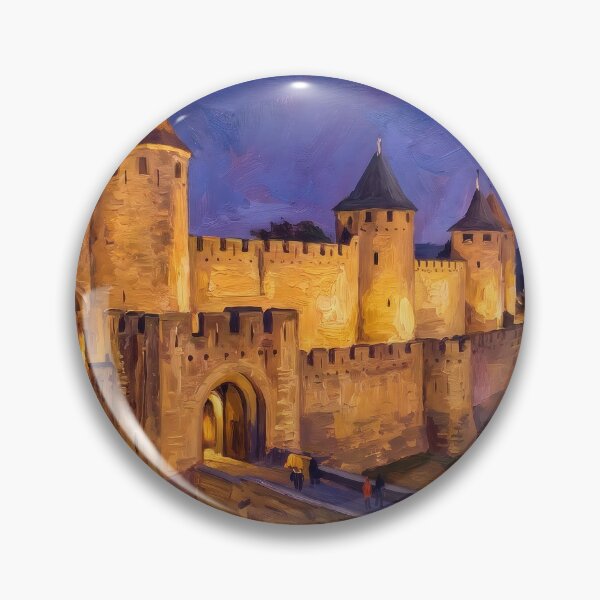 Item preview, Carcassonne Fortress at Dusk designed and sold by RedPeaStudio.