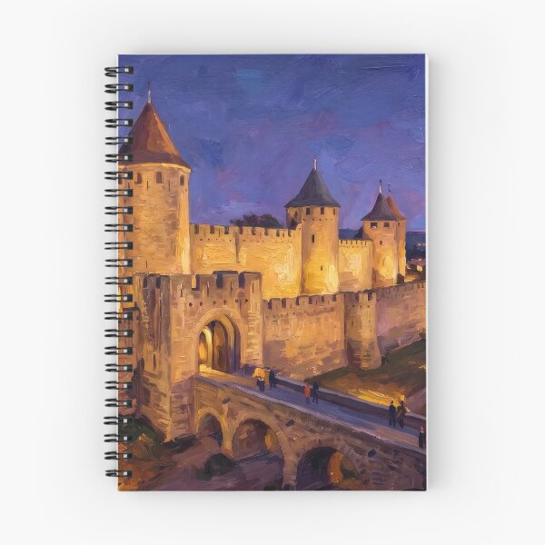 Item preview, Carcassonne Fortress at Dusk designed and sold by RedPeaStudio.