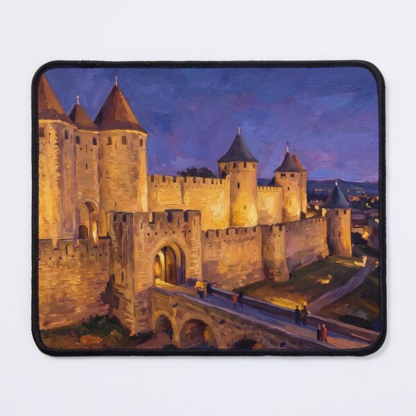 Item preview, Carcassonne Fortress at Dusk designed and sold by RedPeaStudio.