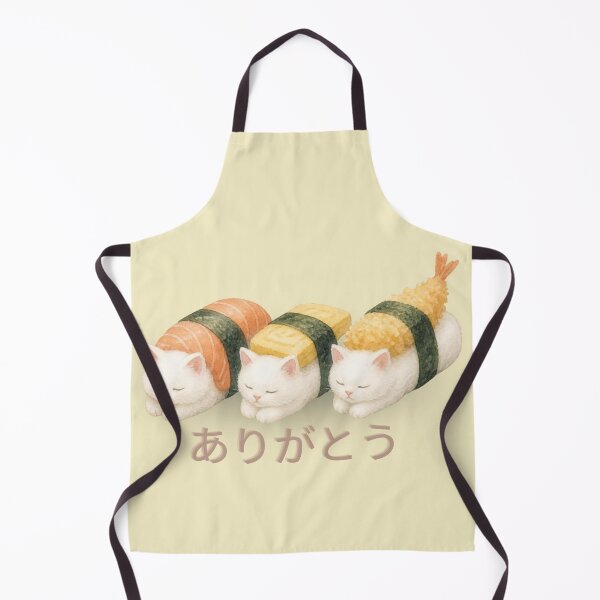 Item preview, Japanese Sushi Cat Trio, Kawaii Watercolor Art, Lightweight Protection designed and sold by QuicksandCase.