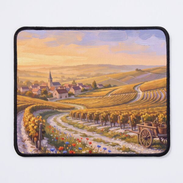 Item preview, Champagne Vineyards Near Reims designed and sold by RedPeaStudio.