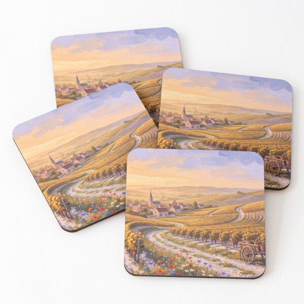 Item preview, Champagne Vineyards Near Reims designed and sold by RedPeaStudio.