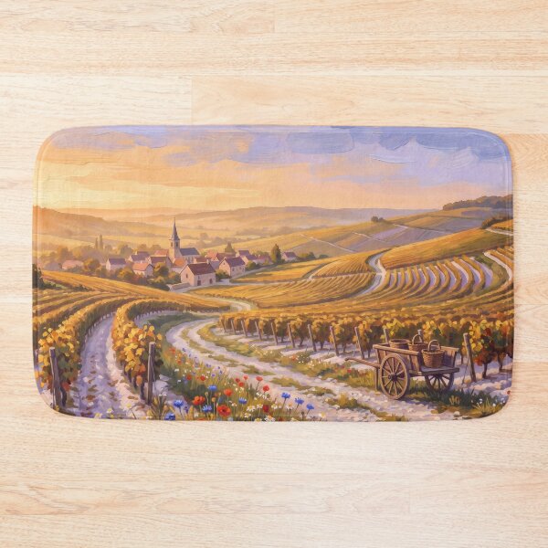 Item preview, Champagne Vineyards Near Reims designed and sold by RedPeaStudio.