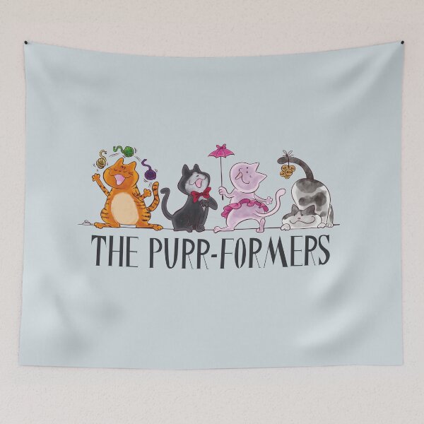 Item preview, The Purr-formers funny talent cats designed and sold by Konopikyu.