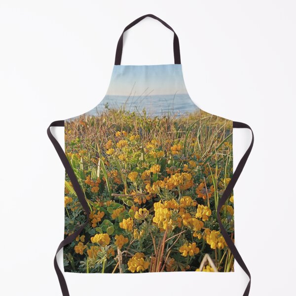 Item preview, Wild Yellow Coastal Flowers by the Mediterranean Sea - Beach Flora designed and sold by EpicVistas.