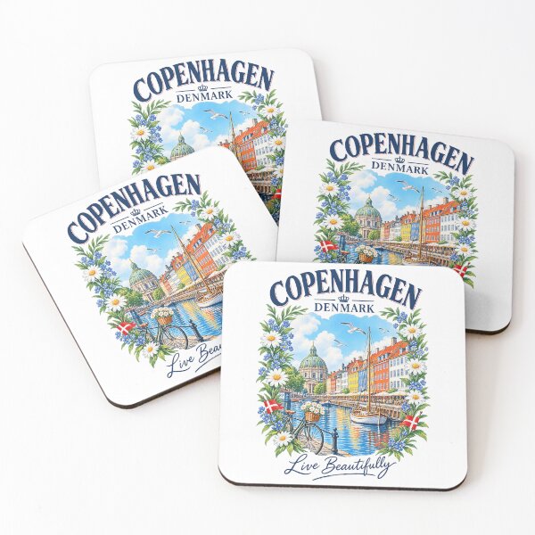 Item preview, Copenhagen Denmark Scenic Travel Art designed and sold by cosettacir6382.