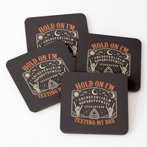 Item preview, Hold On I'm Texting My Dad Ouija Funny Halloween Dead Dad designed and sold by ImeldaSparks.