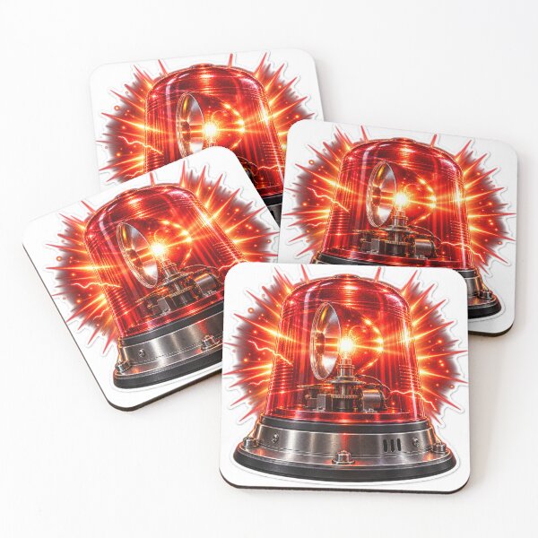 Item preview, Ruby Red Emergency Warning Beacon designed and sold by Frhankypipi123.