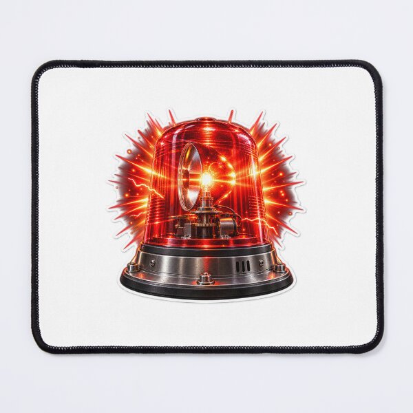 Item preview, Ruby Red Emergency Warning Beacon designed and sold by Frhankypipi123.