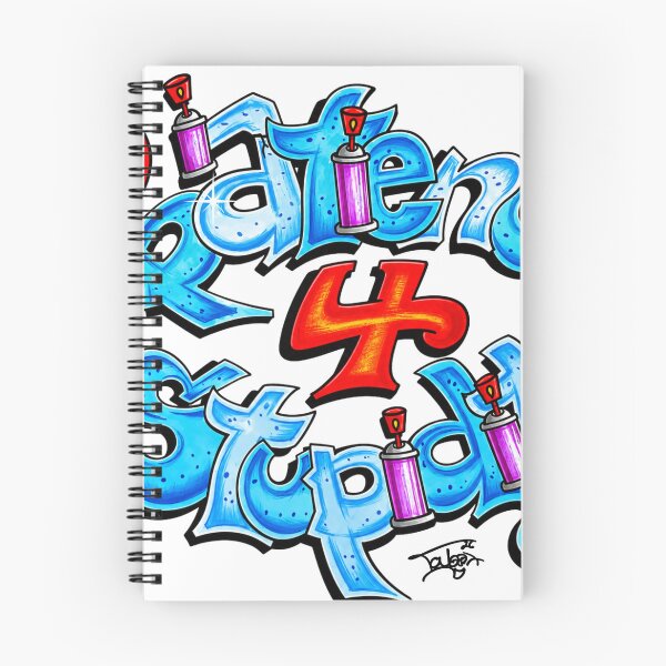 Item preview, No Patience 4 Stupidity Graffiti Art designed and sold by ToyboxHippy.