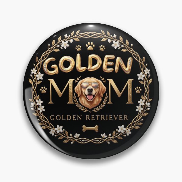 Item preview, Elegant Golden Mom - Cool Golden Retriever with Sunglasses designed and sold by Fateh-Kro ⭐⭐⭐⭐⭐.