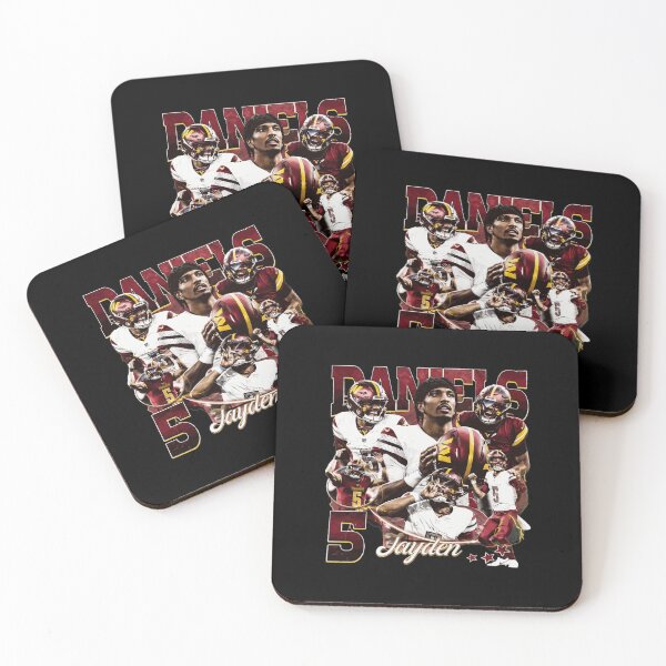 Item preview, Jayden Daniels Vintage Football Collage designed and sold by KulakJamiel.