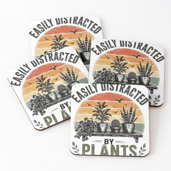 Item preview, Easily Distracted By Plants Gardening Plant Lover Plant Parent designed and sold by SkeletonsDanger.