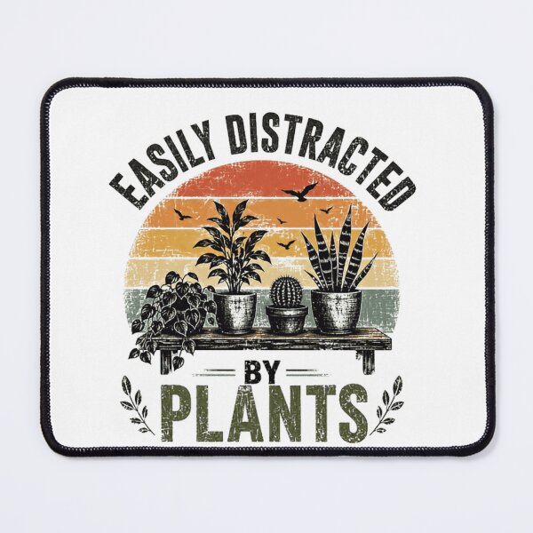 Item preview, Easily Distracted By Plants Gardening Plant Lover Plant Parent designed and sold by SkeletonsDanger.