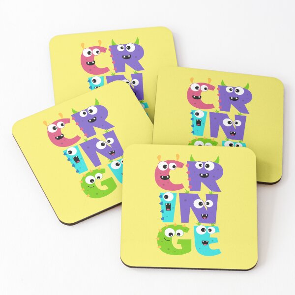 Item preview, Monster lettering CRINGE Funny typography Colorful Humor designed and sold by Mauswohn.