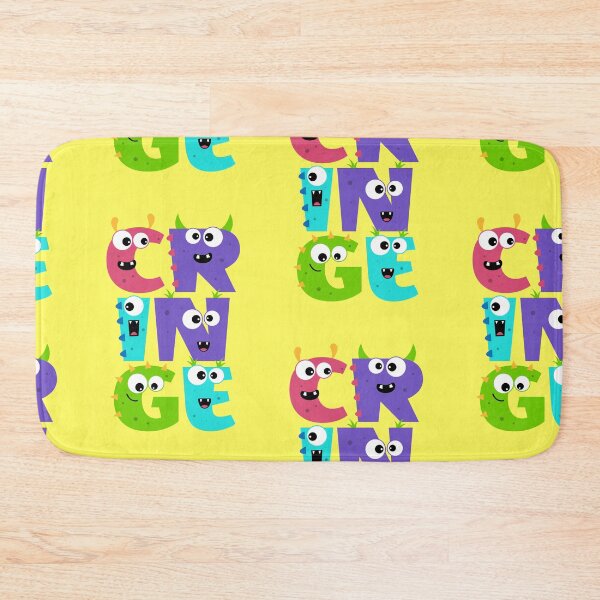 Item preview, Monster lettering CRINGE Funny typography Colorful Humor designed and sold by Mauswohn.
