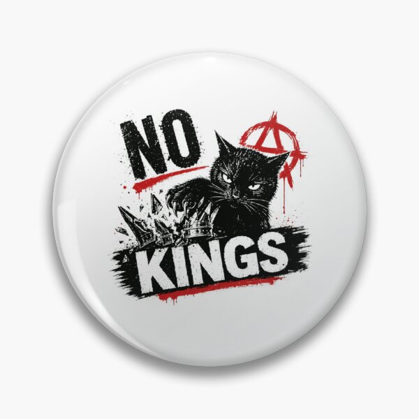 Item preview, No Kings Anarchy Cat Rebel Anti Establishment Freedom designed and sold by HumansStuck12.