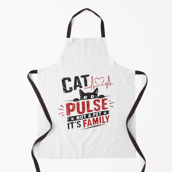 Item preview, Cat Pulse Not A Pet It's Family Cat Owner Feline Heartbeat designed and sold by HumansStuck12.