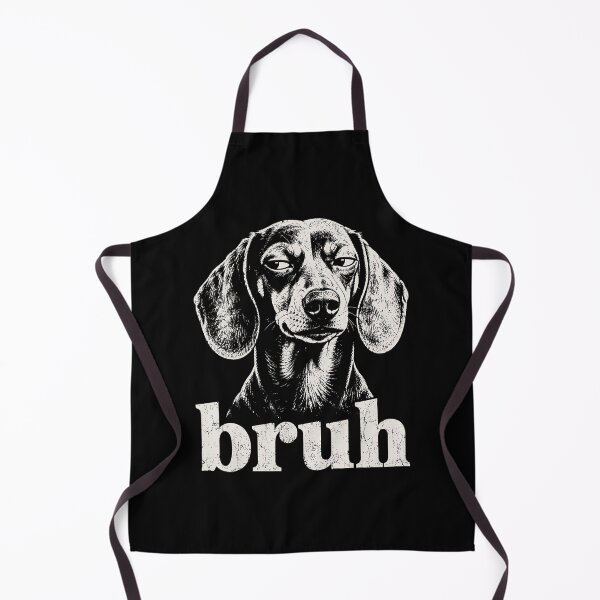 Item preview, Bruh Dog Meme for Dachshund Lovers designed and sold by nryum.