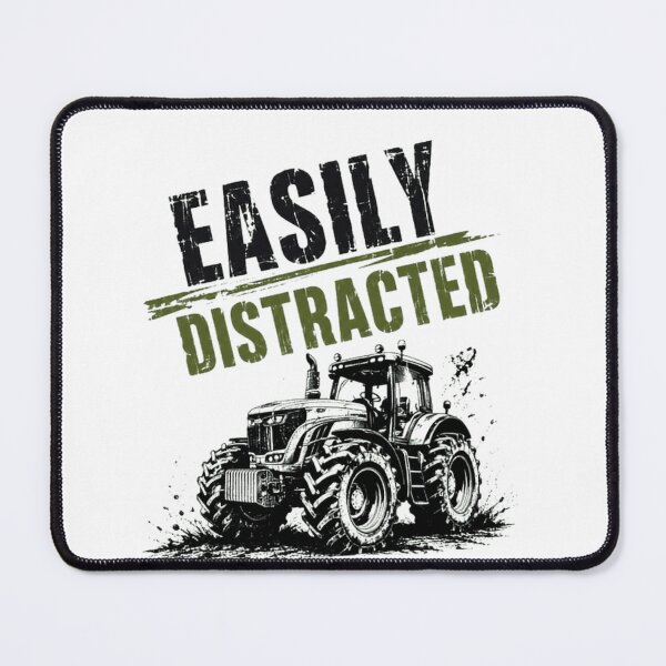 Item preview, Easily Distracted By Tractors Farming Farmer Tractor Lover Agricultural designed and sold by SkeletonsDanger.