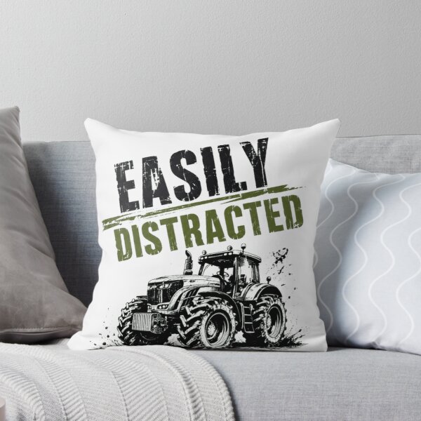 Item preview, Easily Distracted By Tractors Farming Farmer Tractor Lover Agricultural designed and sold by SkeletonsDanger.