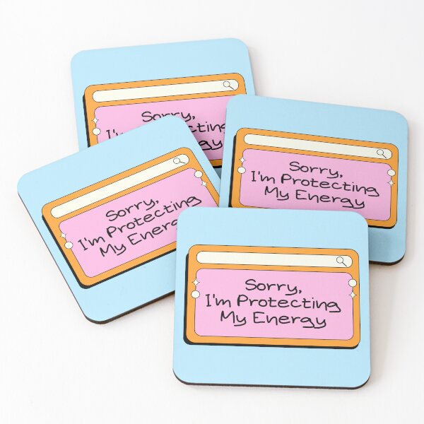 Item preview, Sorry I'm Protecting My Energy Self Care Quote designed and sold by jianina-alondra.