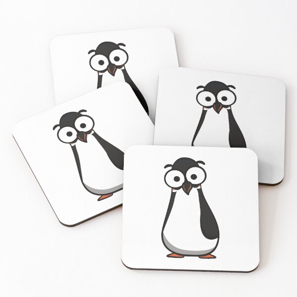 Item preview, Wide eyed Penguin cartoon designed and sold by ClumsyCat.