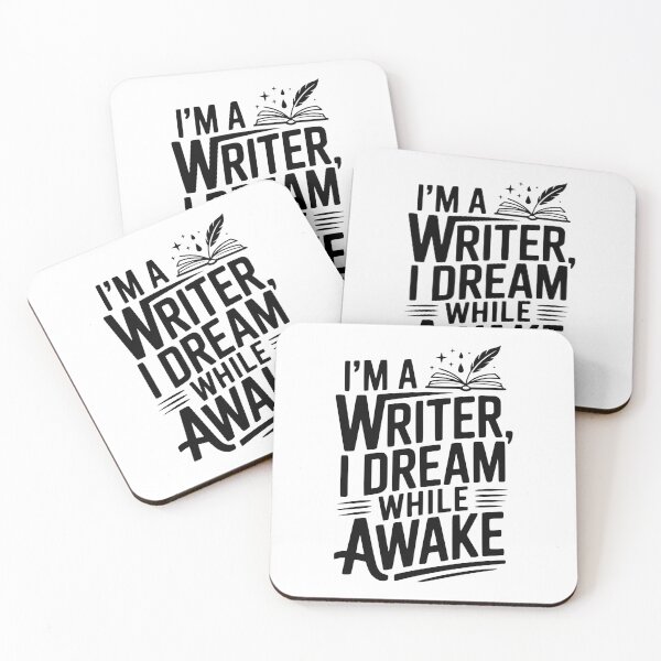 Item preview, I'm a Writer I Dream While Awake designed and sold by Frank Ring.