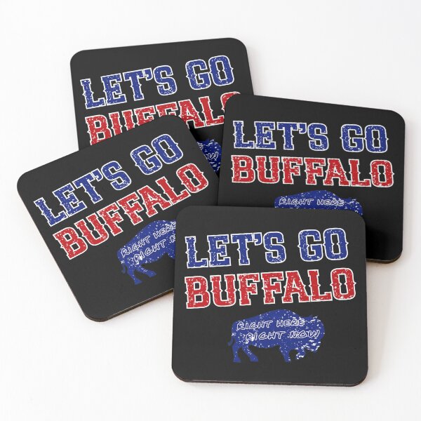 Item preview, Go Buffalo Distressed Buffalo Fan designed and sold by JeremiahP95447.