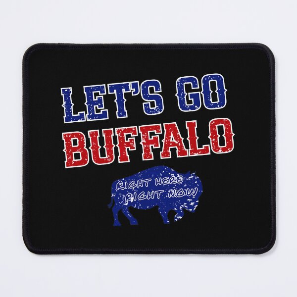 Item preview, Go Buffalo Distressed Buffalo Fan designed and sold by JeremiahP95447.