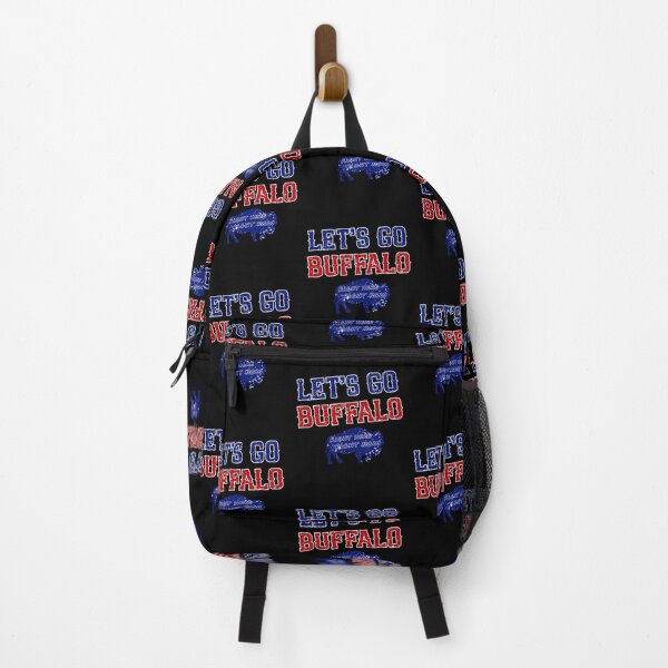 Item preview, Go Buffalo Distressed Buffalo Fan designed and sold by JeremiahP95447.