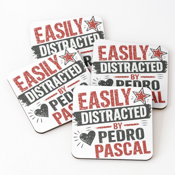 Item preview, Easily Distracted By Pedro Pascal Actor Celebrity Fan designed and sold by SkeletonsDanger.