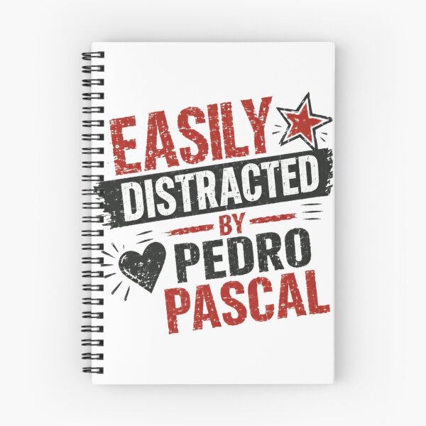 Item preview, Easily Distracted By Pedro Pascal Actor Celebrity Fan designed and sold by SkeletonsDanger.