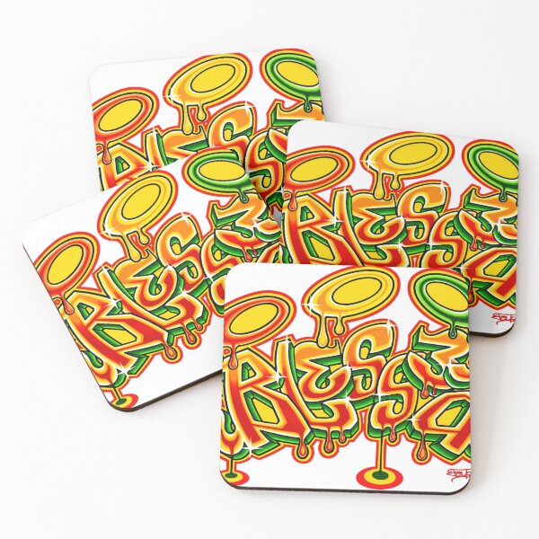 Item preview, Blessed Graffiti Streetwear Typography With Halos designed and sold by ToyboxHippy.