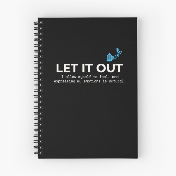 Item preview,  LET IT OUT - Allow Yourself To Feel Emotional Wellness Quote designed and sold by Safe Soul DeLife.