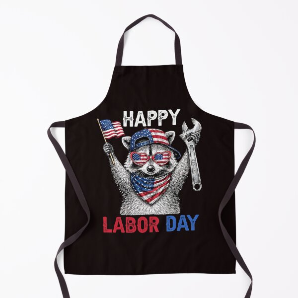 Item preview, Happy Labor Day Funny Raccoon Celebration designed and sold by ImeldaSparks.