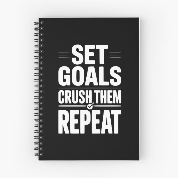 Item preview, Set Goals Crush Them Repeat designed and sold by Frank Ring.