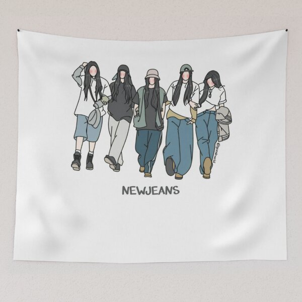 Artikelvorschau, Newjeans Kpop Art entworfen und verkauft von Daleburuling.