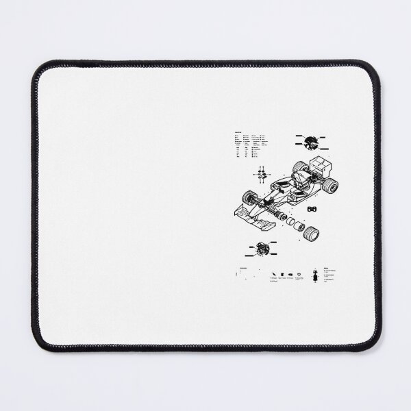 Item preview, Formula Racing Car Technical Exploded Diagram designed and sold by lalatrash.