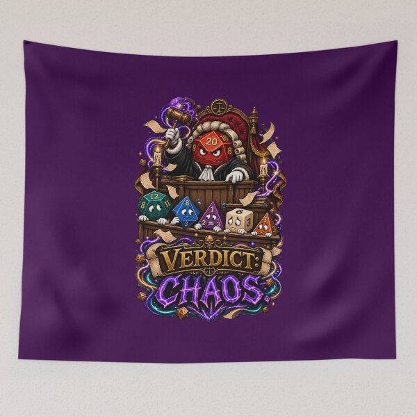 Item preview, Verdict Chaos - Funny DND D20 Judge Tabletop RPG Dice designed and sold by SVox.