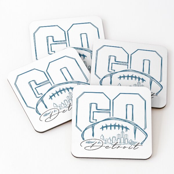 Aperçu de l'œuvre Graphique de la skyline de Detroit GO Football City créée et vendue par JohnGutie48727.