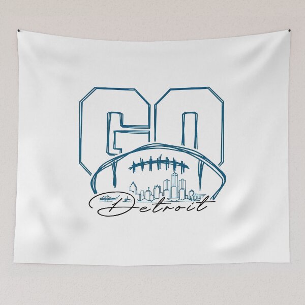Item preview, Detroit GO Football City Skyline Graphic designed and sold by JohnGutie48727.