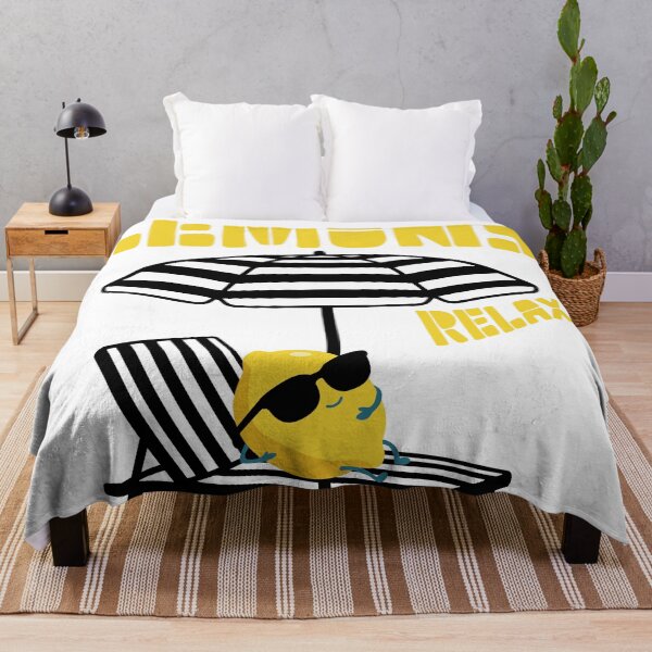 Item preview, Cool Lemon Relaxing On Beach Chair designed and sold by bolayousri.