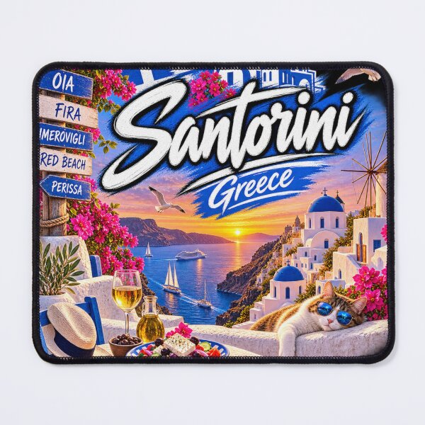 Item preview, Santorini Greece – Greek Island Sunset Travel Design designed and sold by URBIVO.