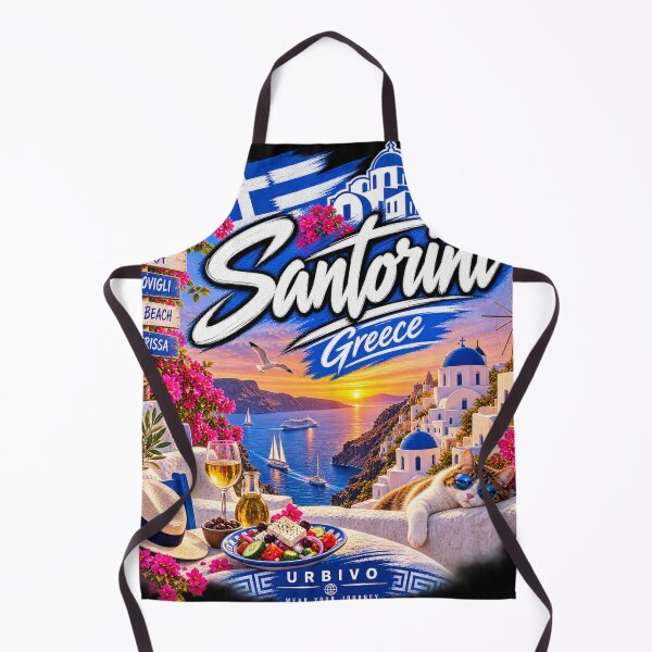 Item preview, Santorini Greece – Greek Island Sunset Travel Design designed and sold by URBIVO.