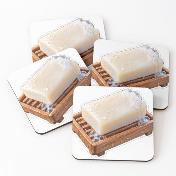 Item preview, Fresh Ivory Soap on a Wooden Tray designed and sold by Frhankypipi123.